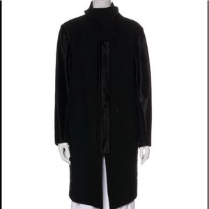Helmet Lang calf hair and wool black coat‎